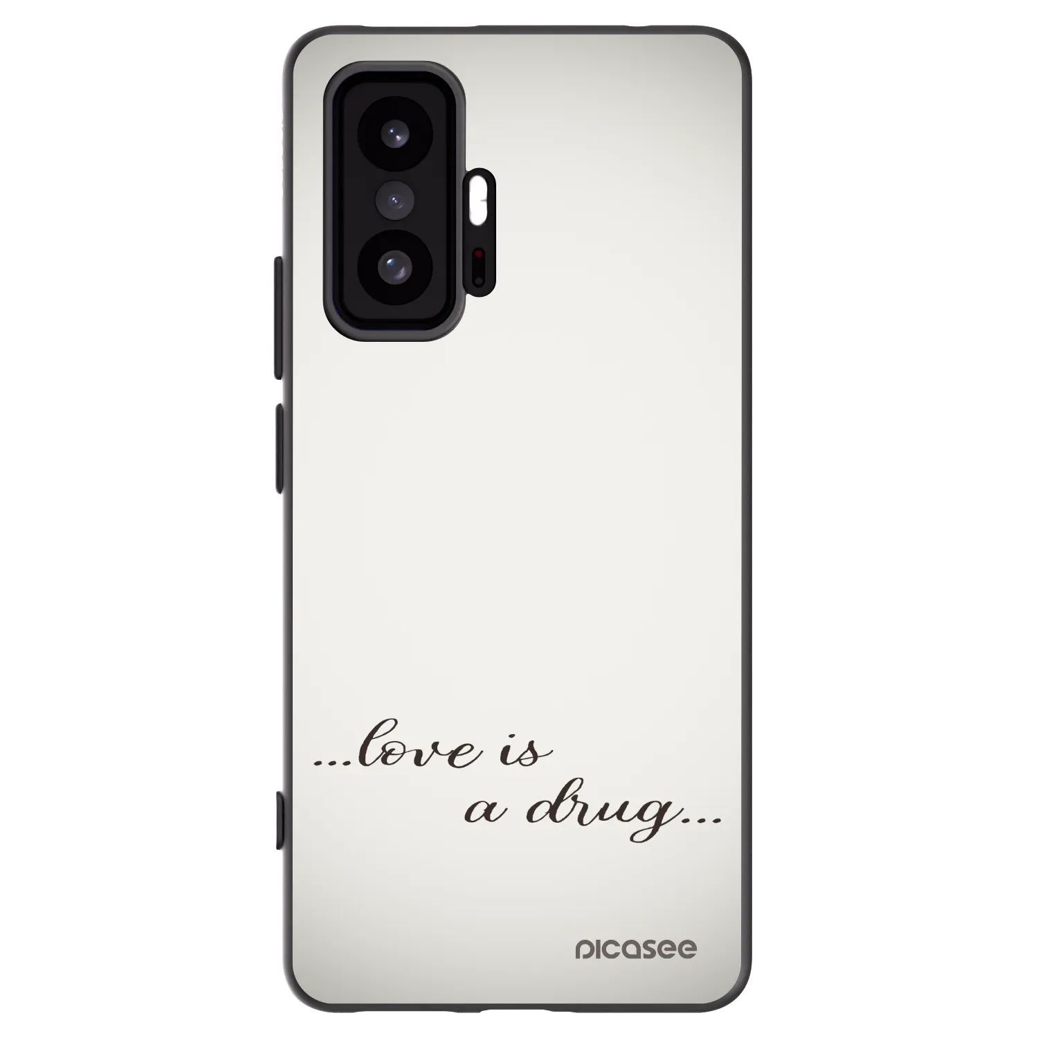 Picasee silikónový čierny obal pre Xiaomi 11T Pro - Love is a drug