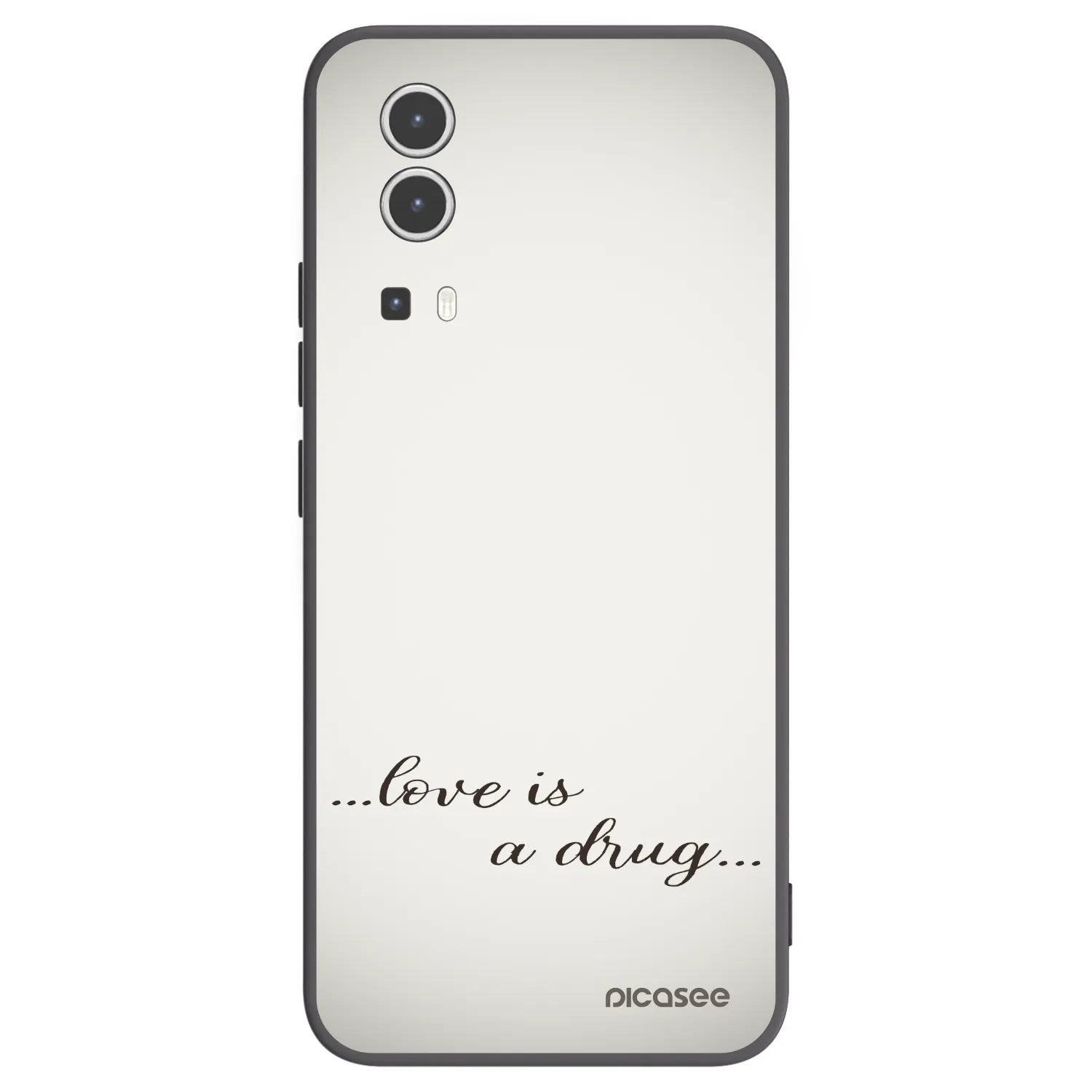 Picasee silikónový čierny obal pre Vivo Y72 5G - Love is a drug