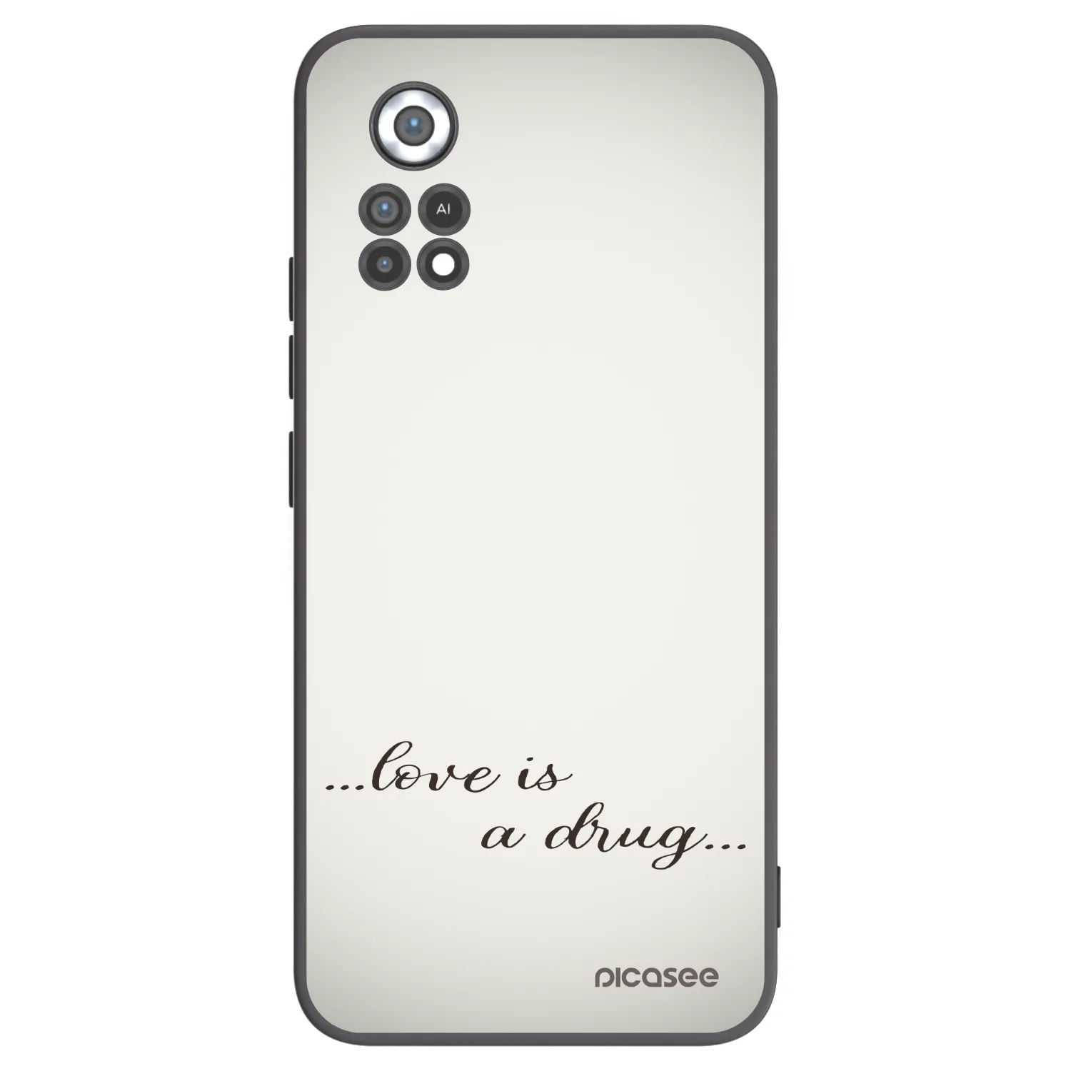 Picasee silikónový čierny obal pre Xiaomi Poco X4 Pro 5G - Love is a drug