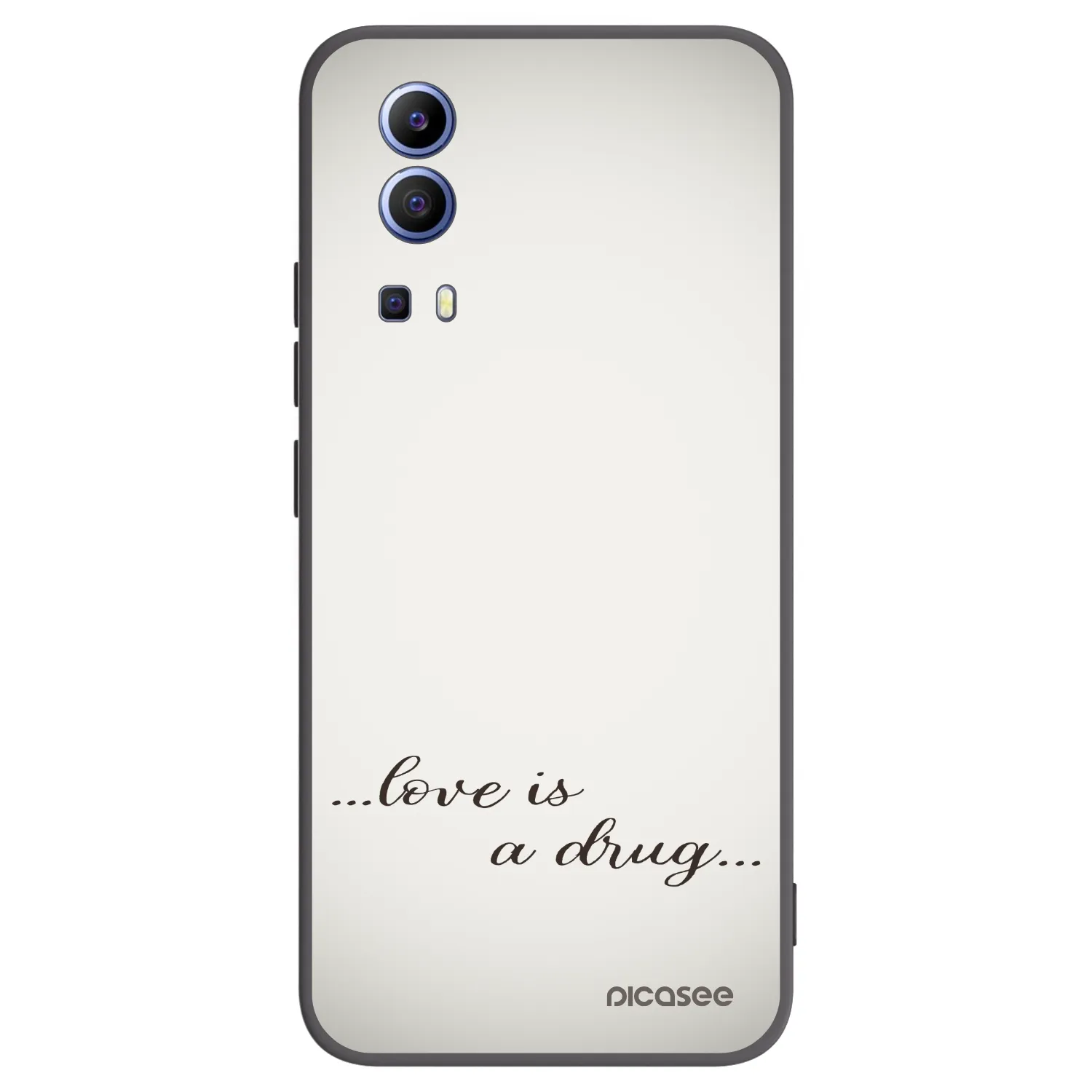 Picasee silikónový čierny obal pre Vivo Y52 5G - Love is a drug