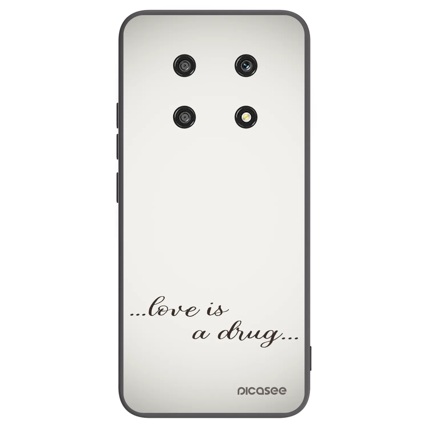 Picasee silikónový čierny obal pre Honor Magic4 Lite 5G - Love is a drug