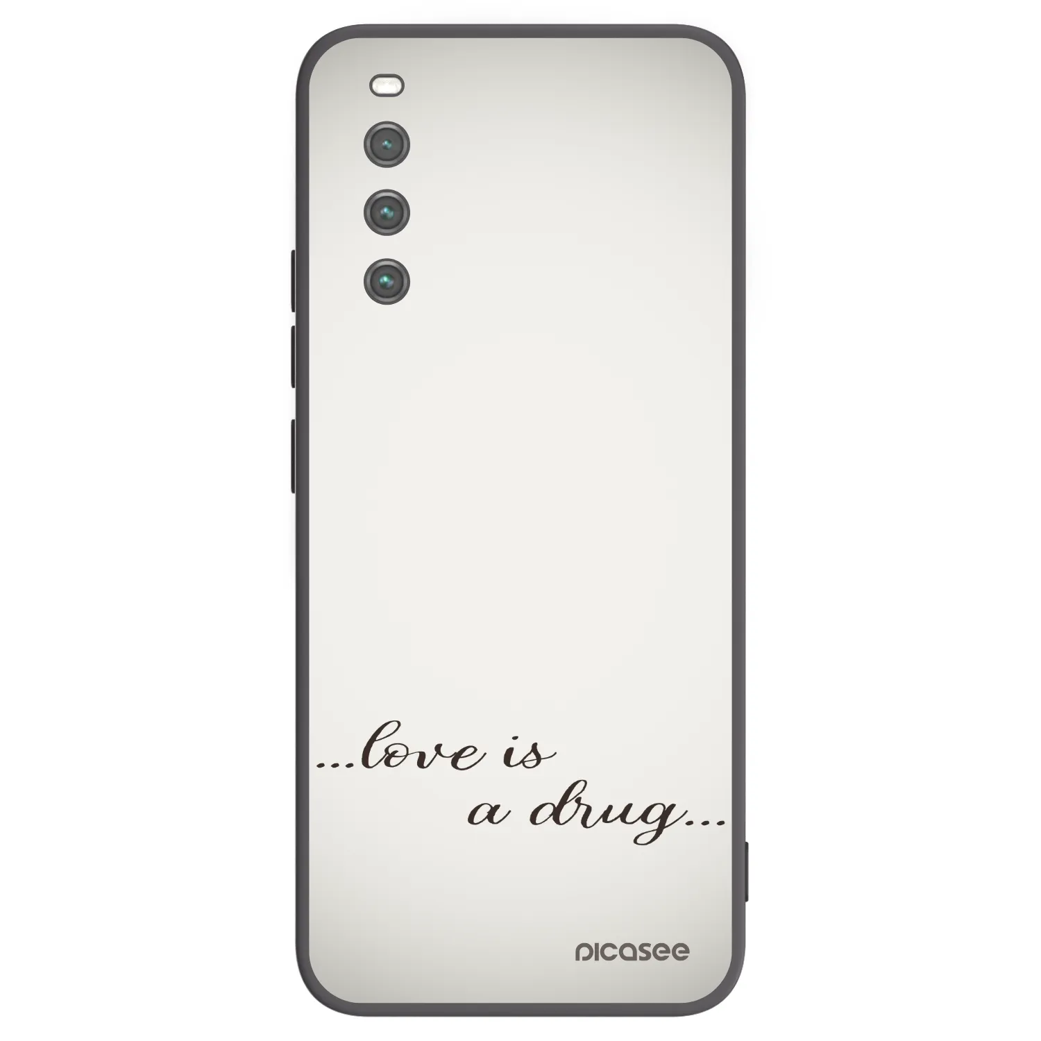 Picasee silikónový čierny obal pre Sony Xperia 10 IV 5G - Love is a drug