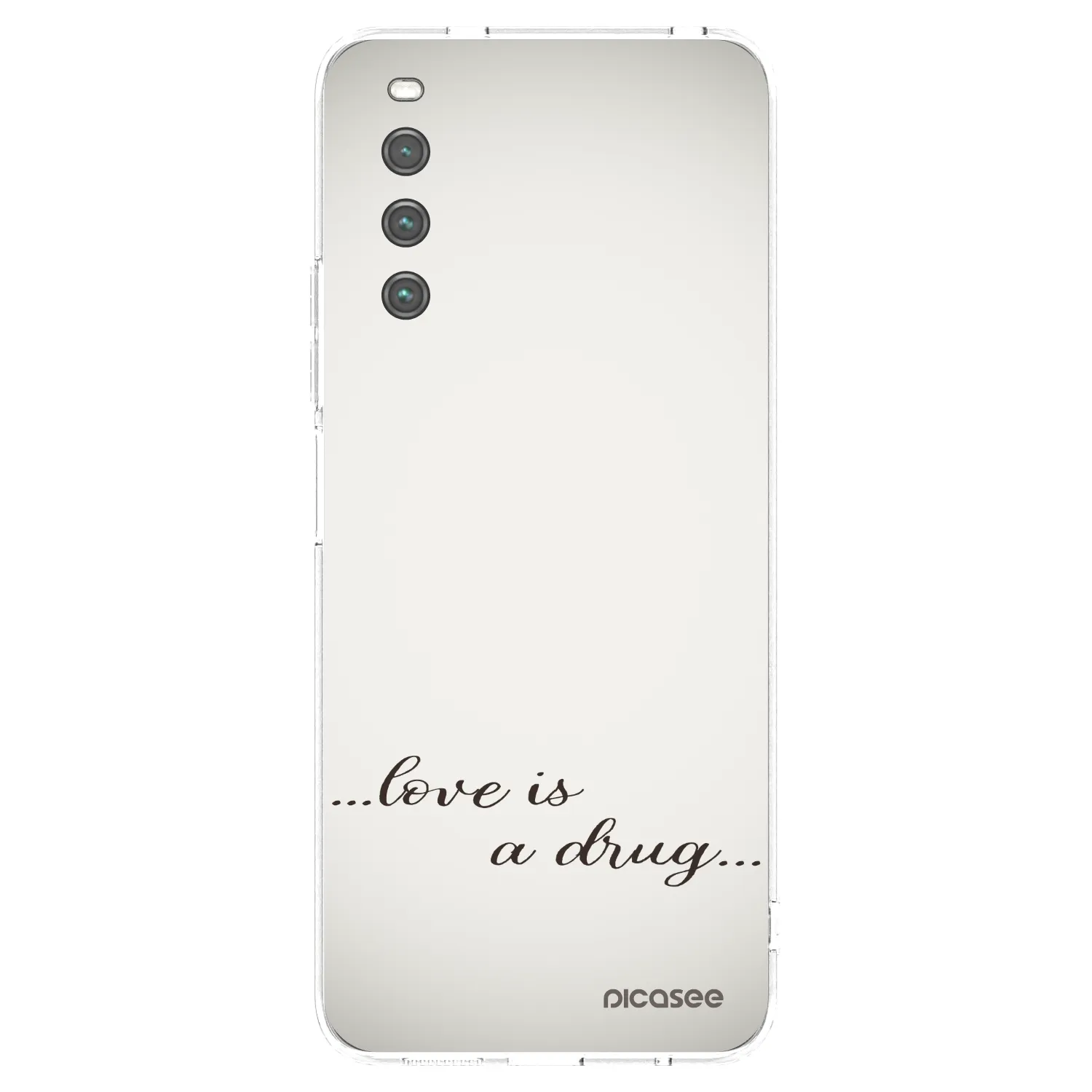 Picasee silikónový prehľadný obal pre Sony Xperia 10 IV 5G - Love is a drug