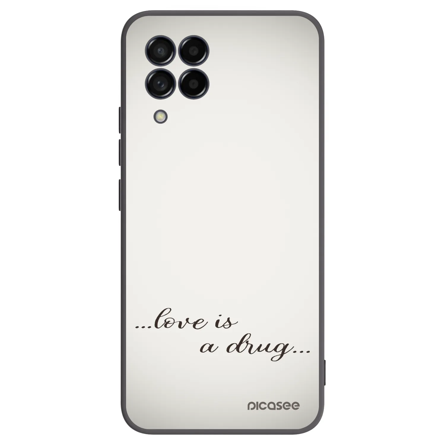 Picasee silikónový čierny obal pre Samsung Galaxy M53 5G - Love is a drug