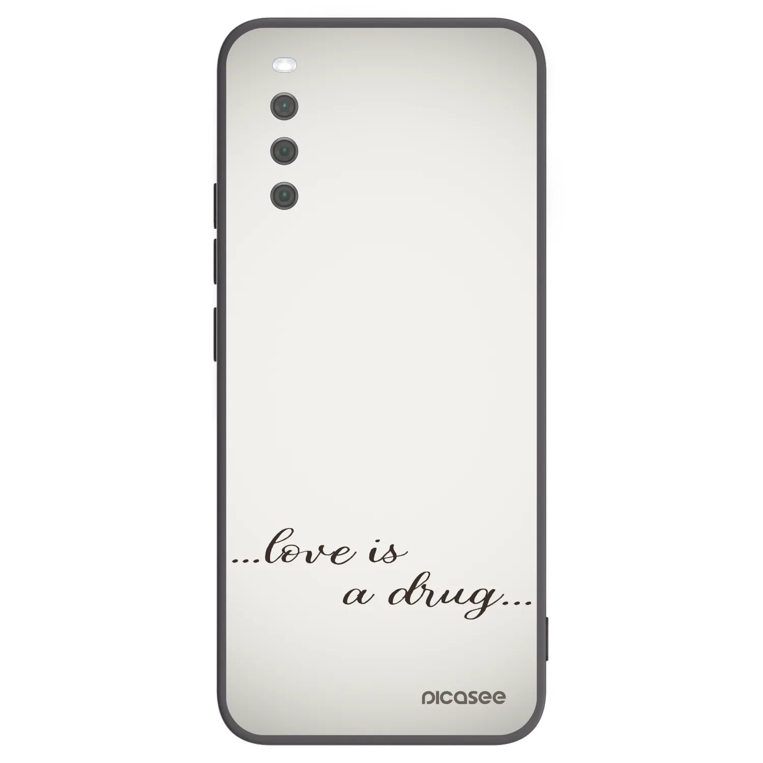 Picasee silikónový čierny obal pre Sony Xperia 10 III - Love is a drug