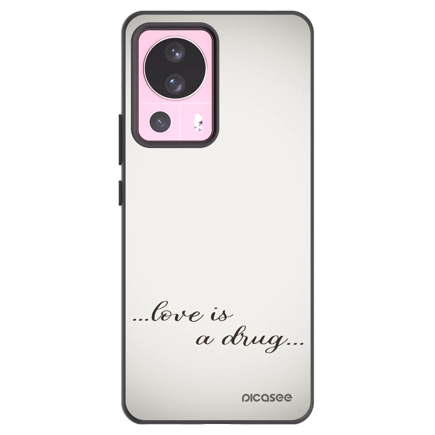 Picasee silikónový čierny obal pre Xiaomi 13 Lite - Love is a drug
