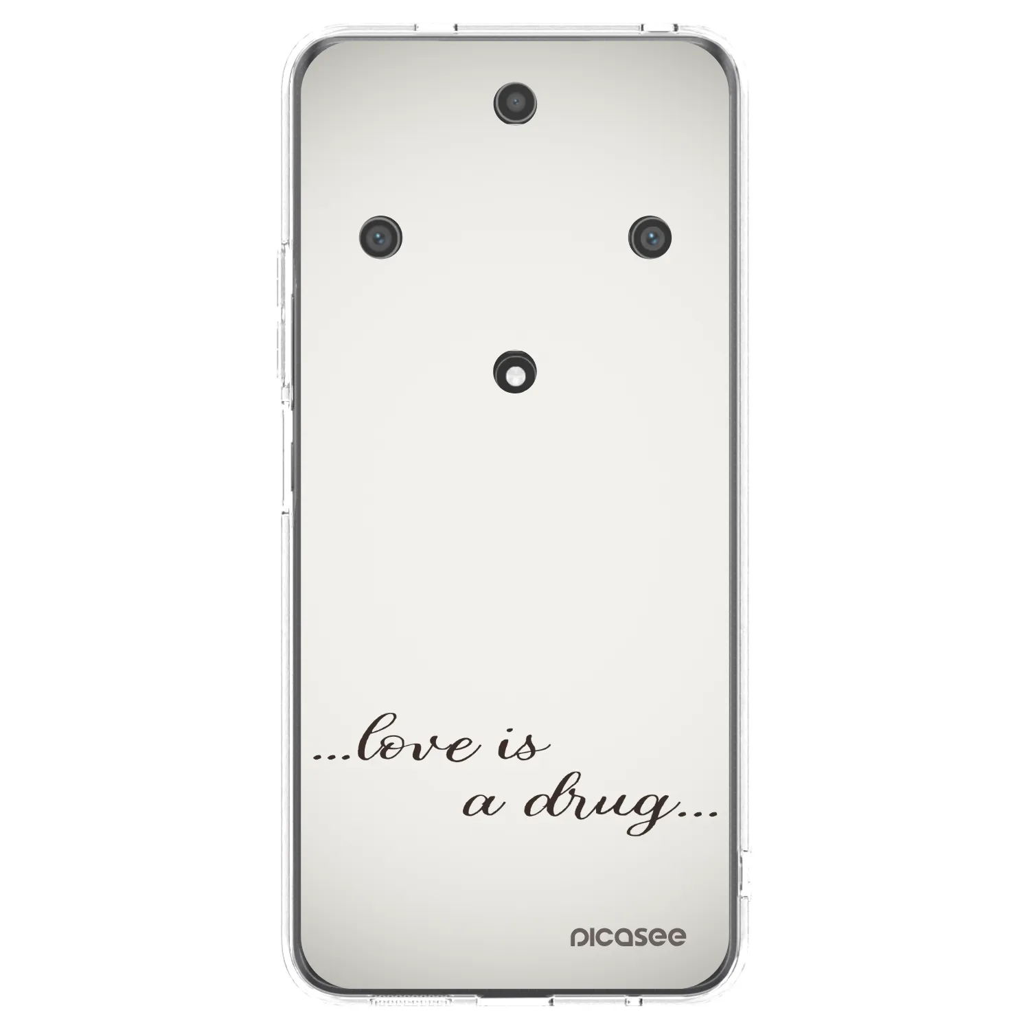 Picasee silikónový prehľadný obal pre Honor Magic5 Lite 5G - Love is a drug