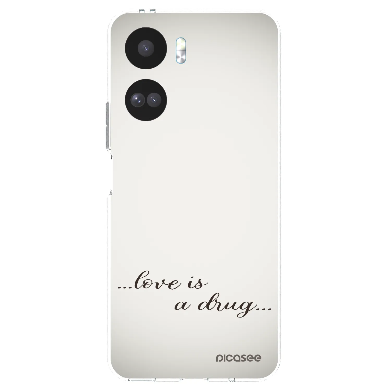 Silikónový prehľadný obal pre Honor 90 Lite 5G - Love is a drug
