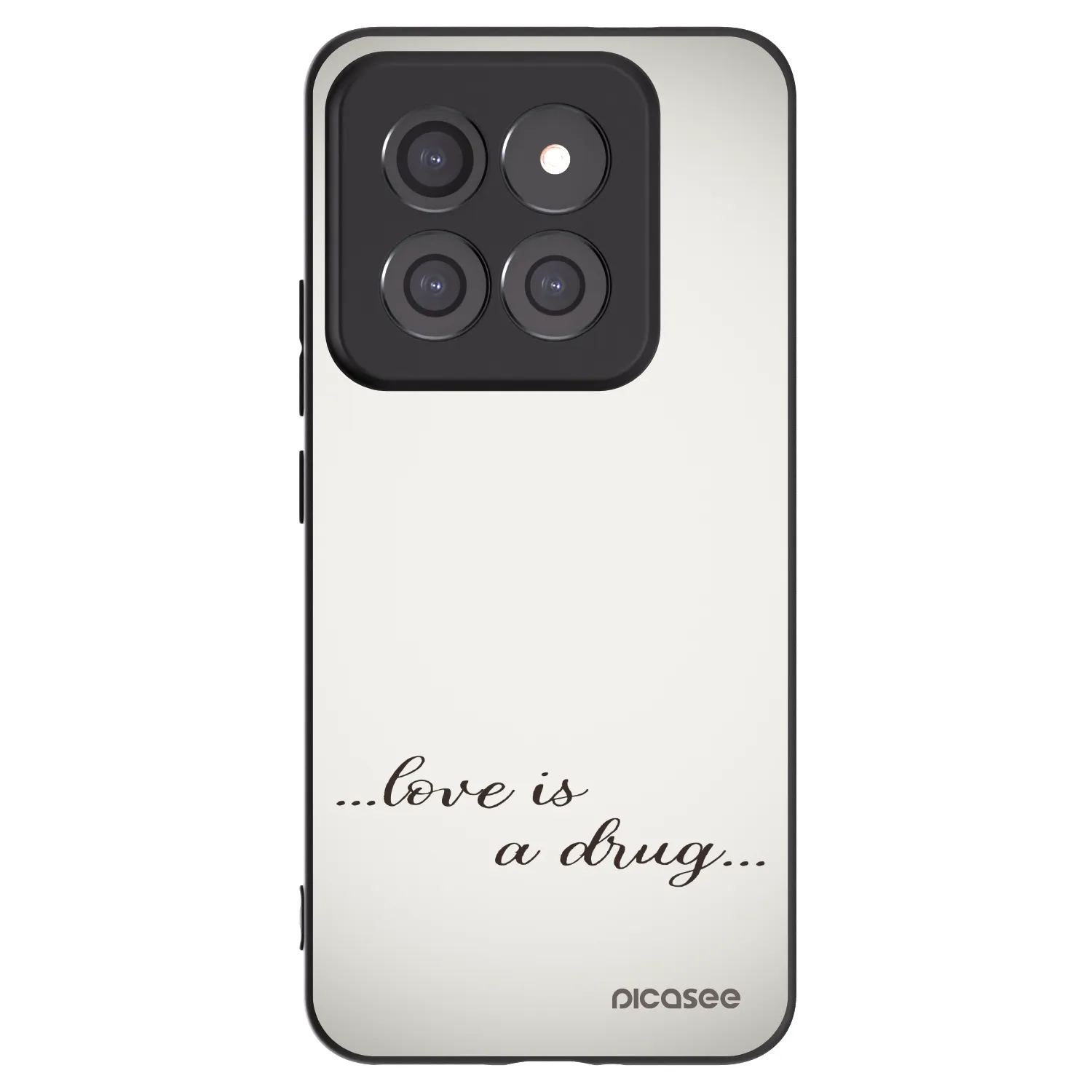 Picasee silikónový čierny obal pre Xiaomi 14 Pro - Love is a drug