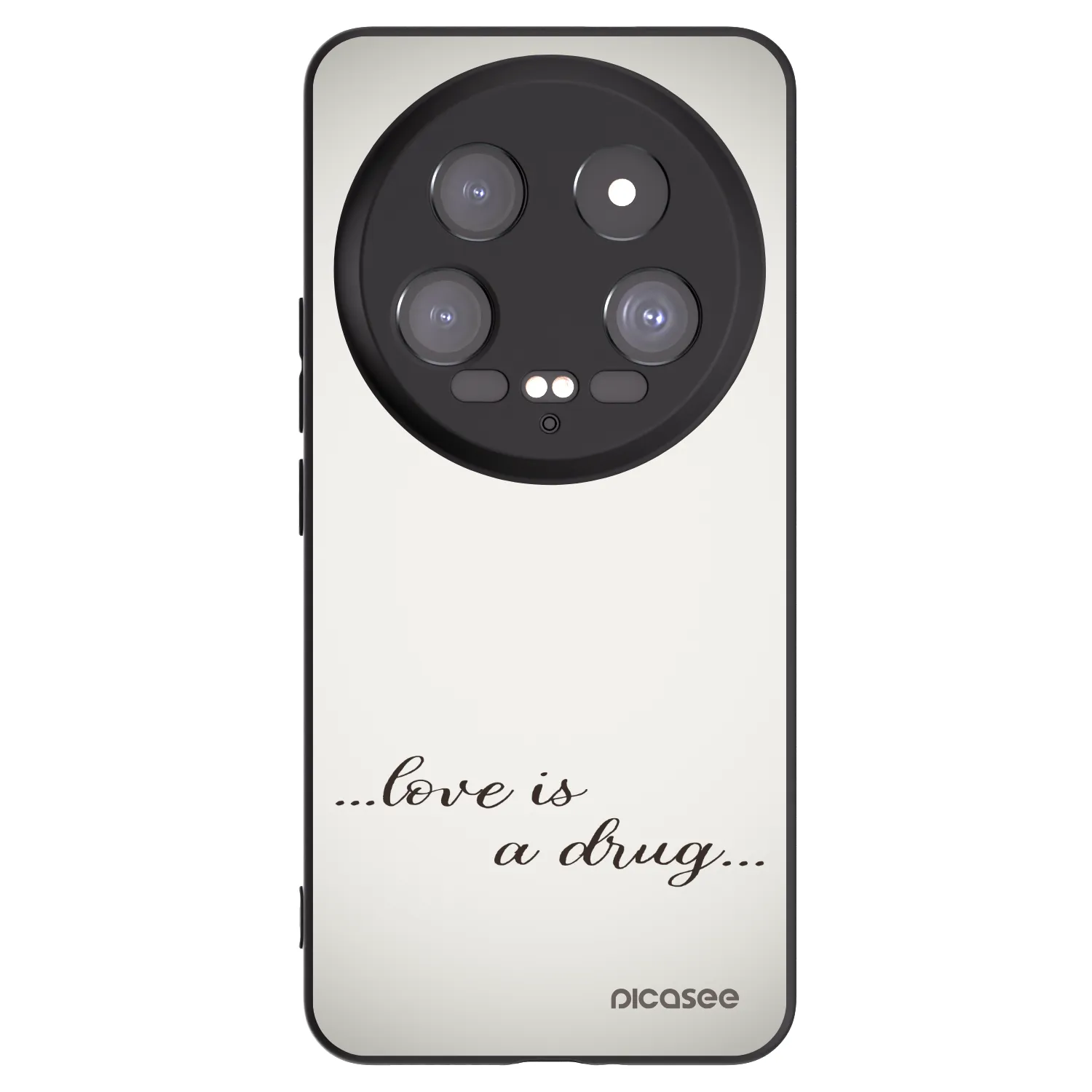Silikónový čierny obal pre Xiaomi 14 Ultra - Love is a drug
