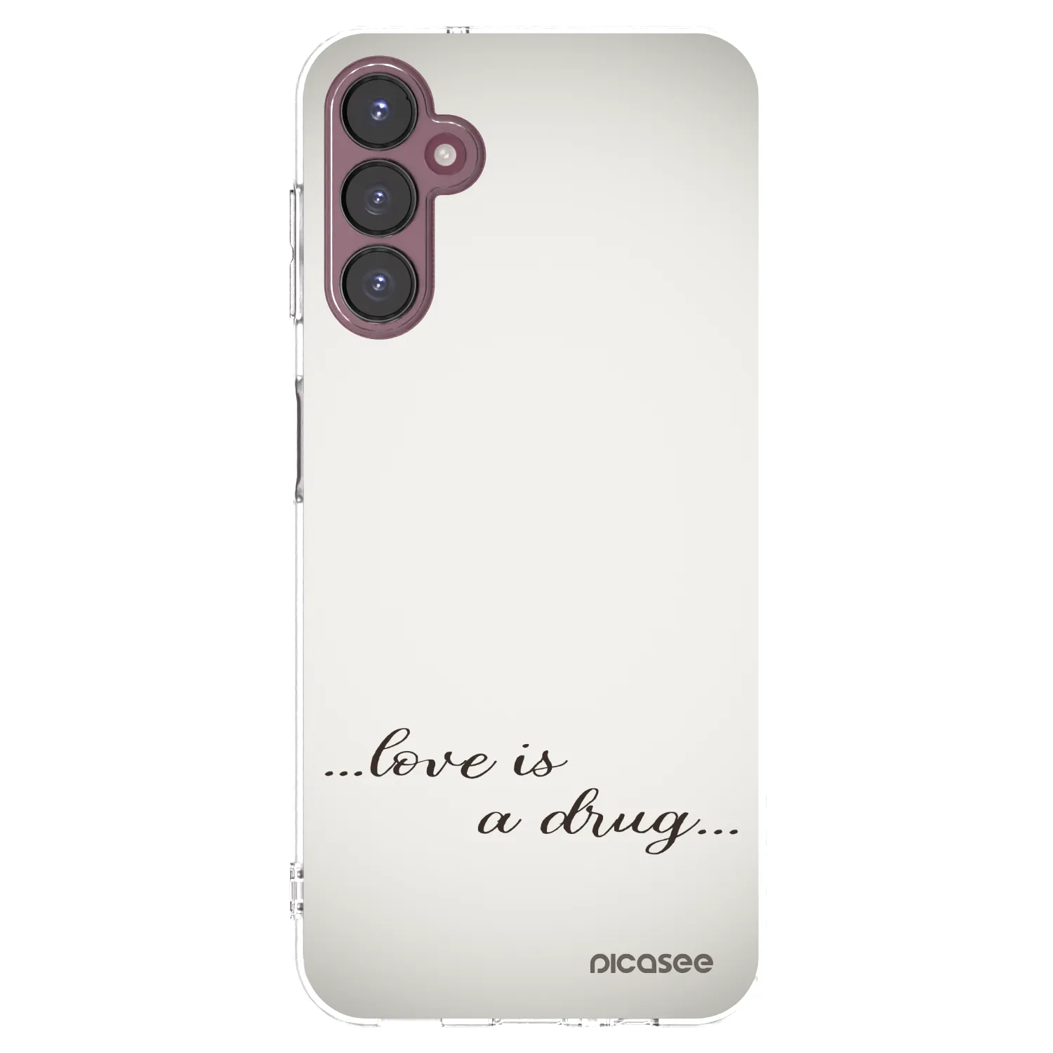 Picasee silikónový prehľadný obal pre Samsung Galaxy A05s A057G - Love is a drug
