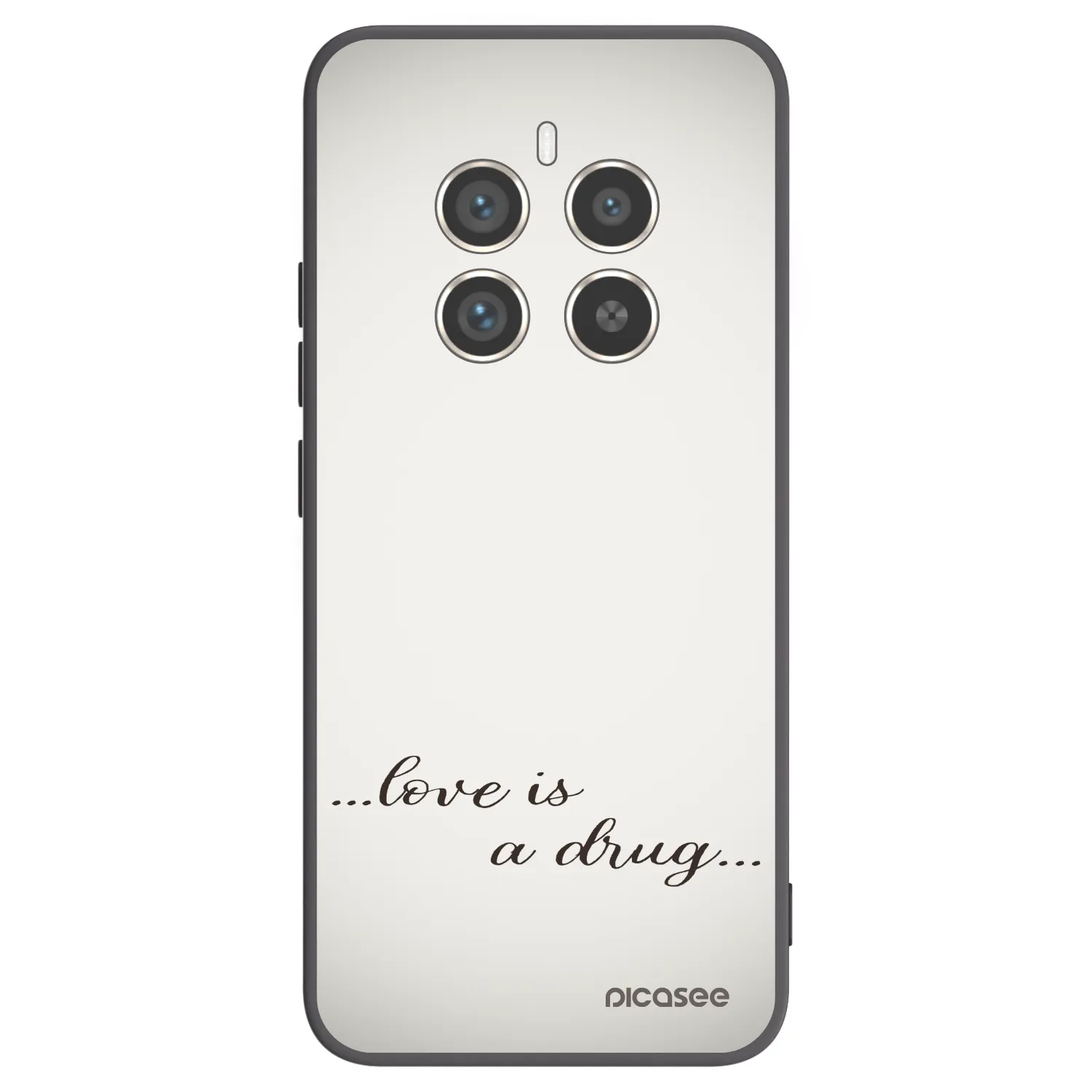 Picasee silikónový čierny obal pre Realme 12 Pro 5G - Love is a drug