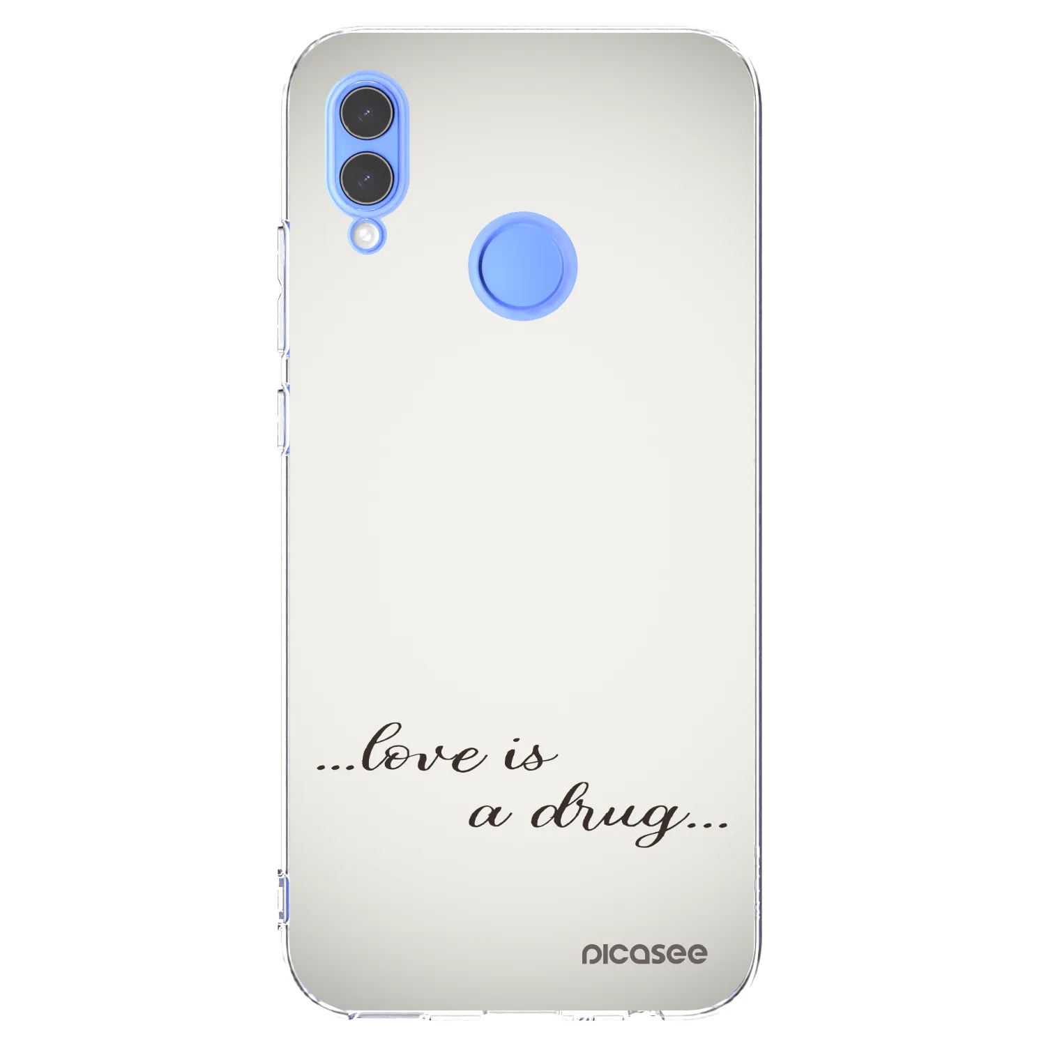 Silikónový prehľadný obal pre Honor 10 Lite - Love is a drug