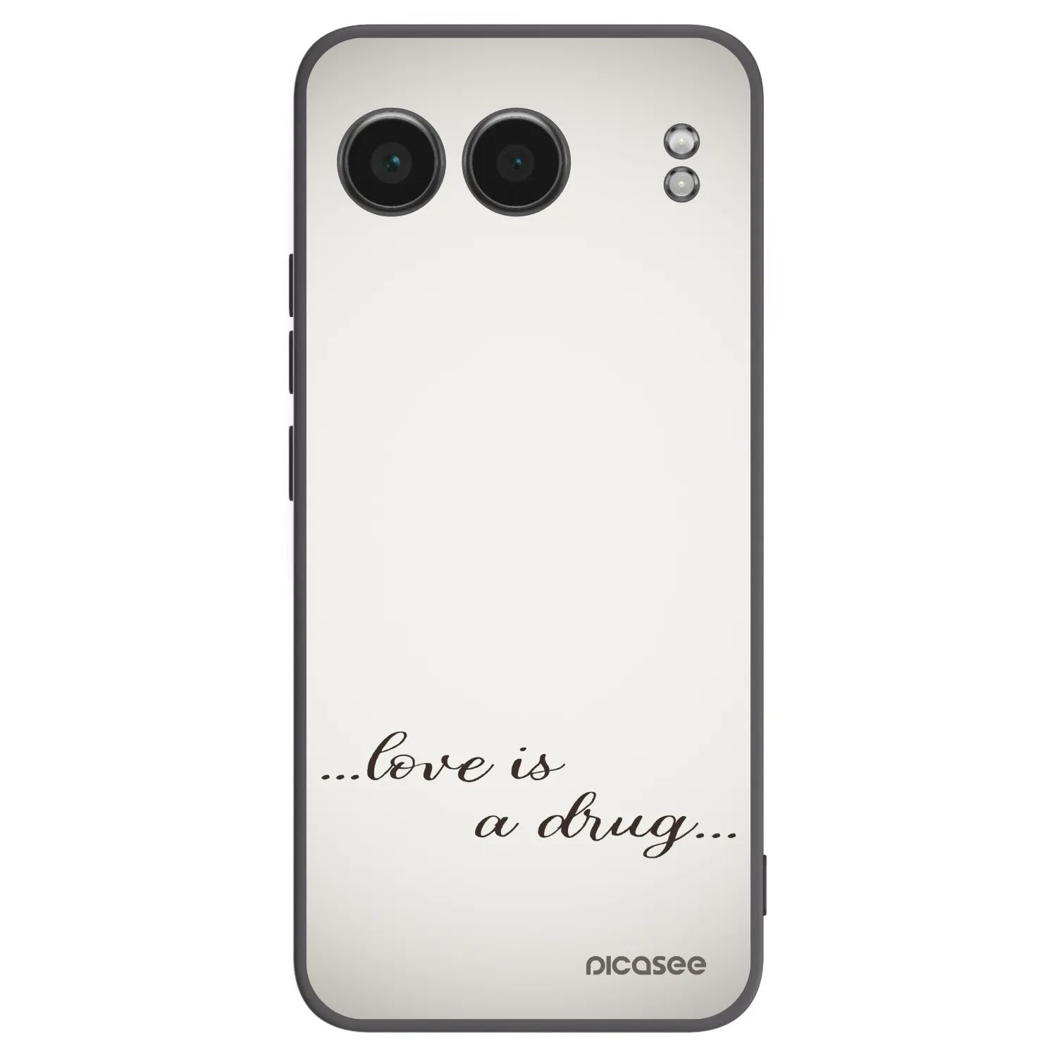 Picasee silikónový čierny obal pre OnePlus Nord 4 - Love is a drug