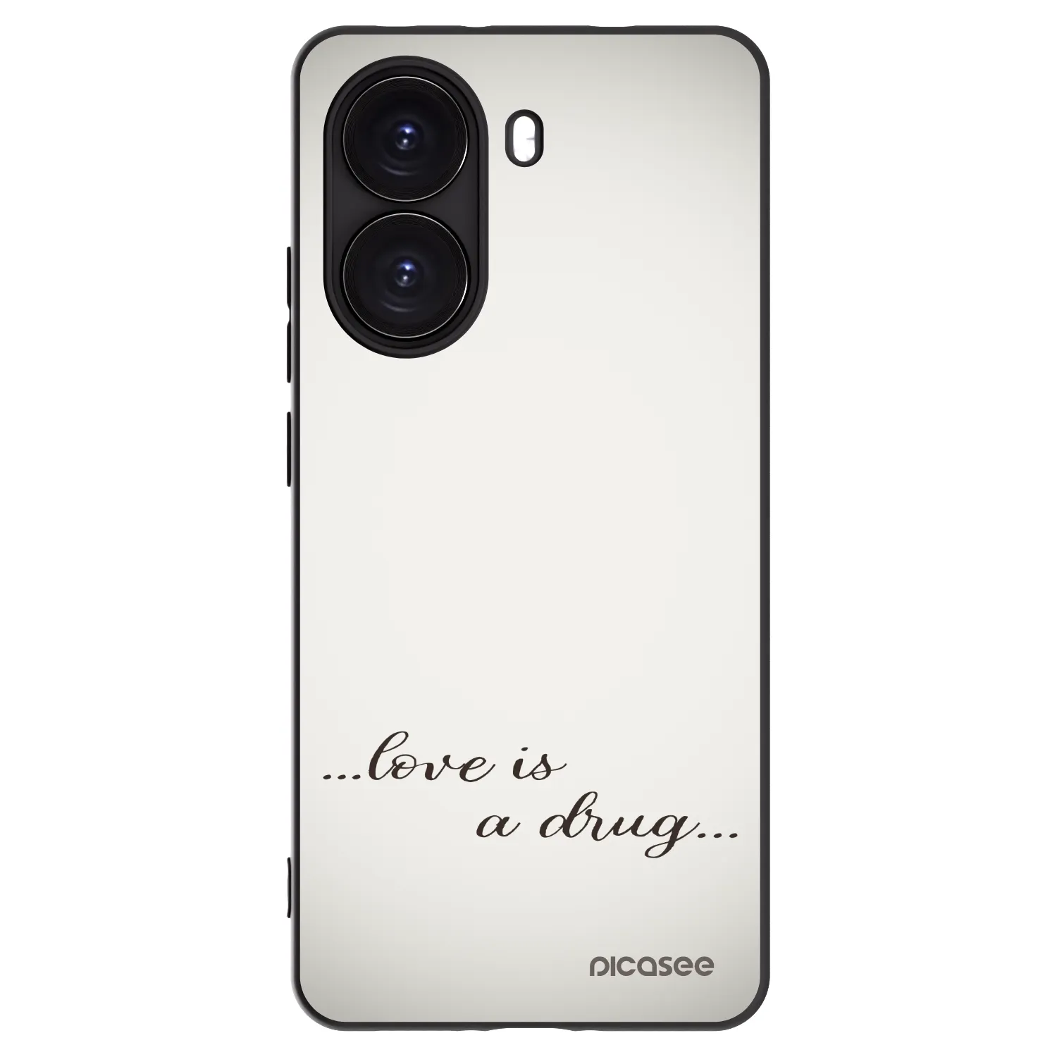 Picasee silikónový čierny obal pre Xiaomi Poco X7 Pro 5G - Love is a drug