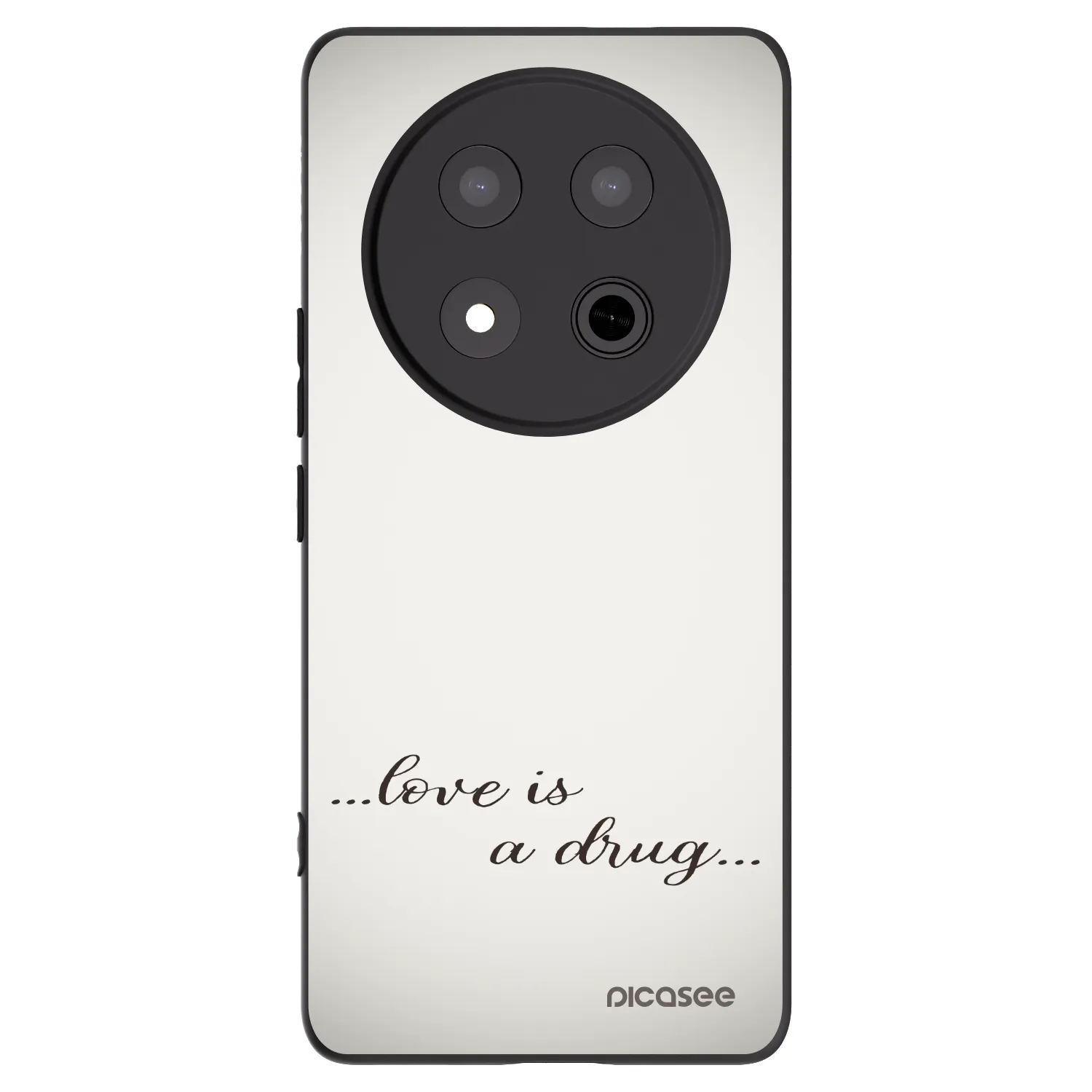 Picasee silikónový čierny obal pre Honor Magic7 Lite 5G - Love is a drug