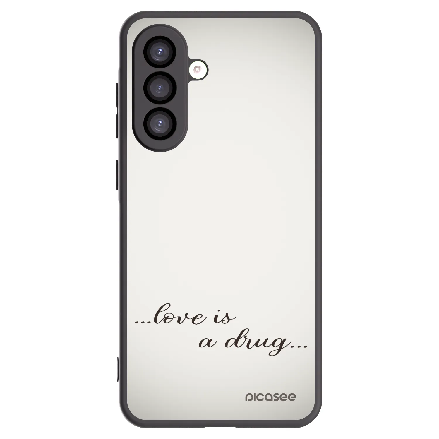 Picasee silikónový čierny obal pre Samsung Galaxy A26 5G A266B - Love is a drug