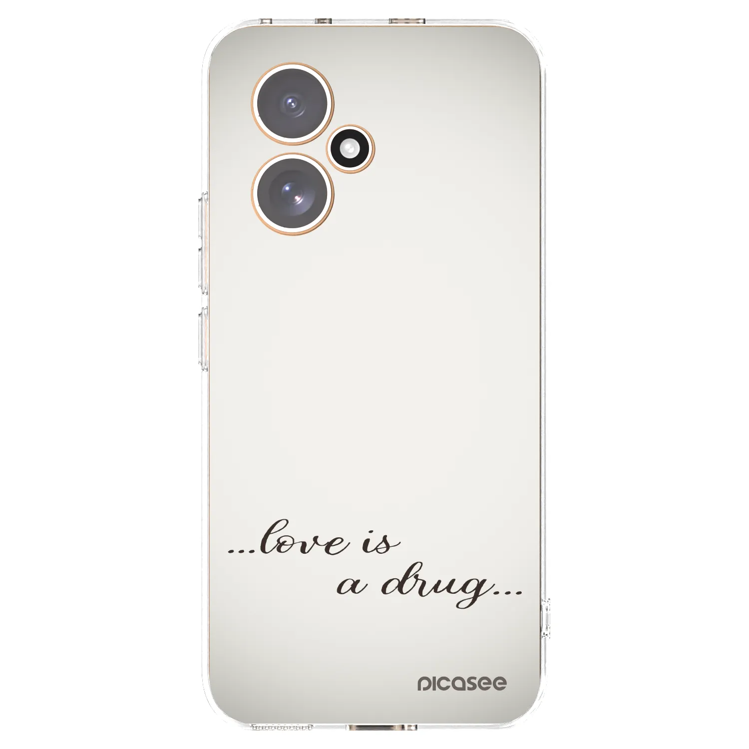 Silikónový prehľadný obal pre Honor 400 5G - Love is a drug