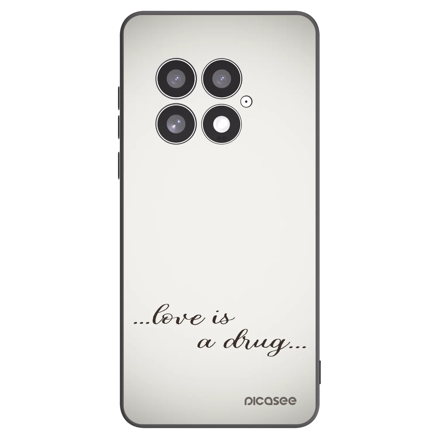 Picasee silikónový čierny obal pre OnePlus 13 5G - Love is a drug