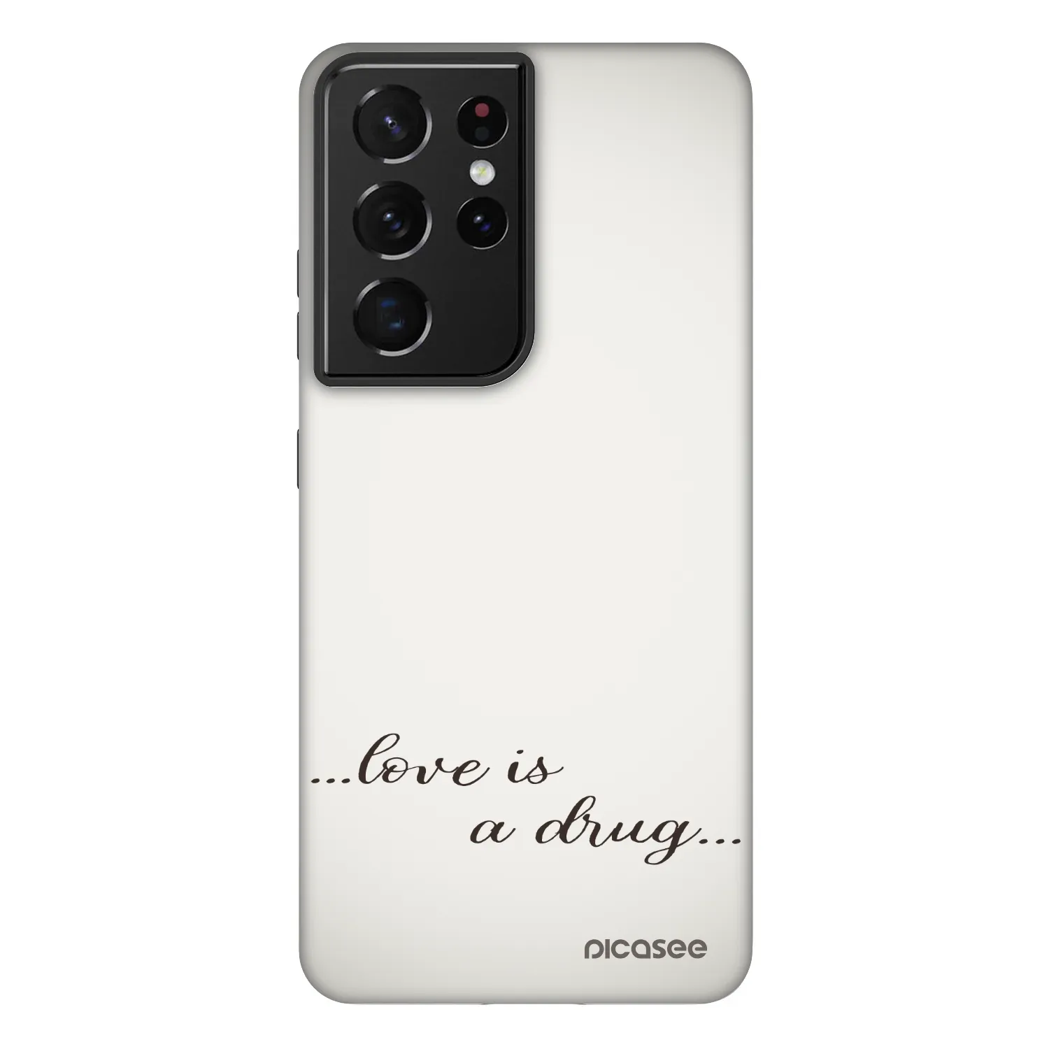 Picasee Fashion Case pre Samsung Galaxy S21 Ultra 5G G998B - Love is a drug