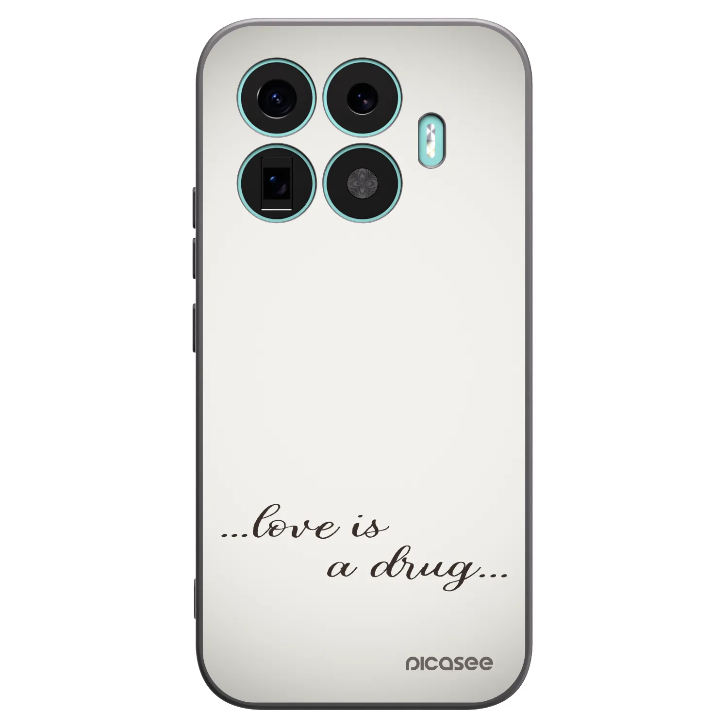 Picasee silikónový čierny obal pre Xiaomi 17T - Love is a drug