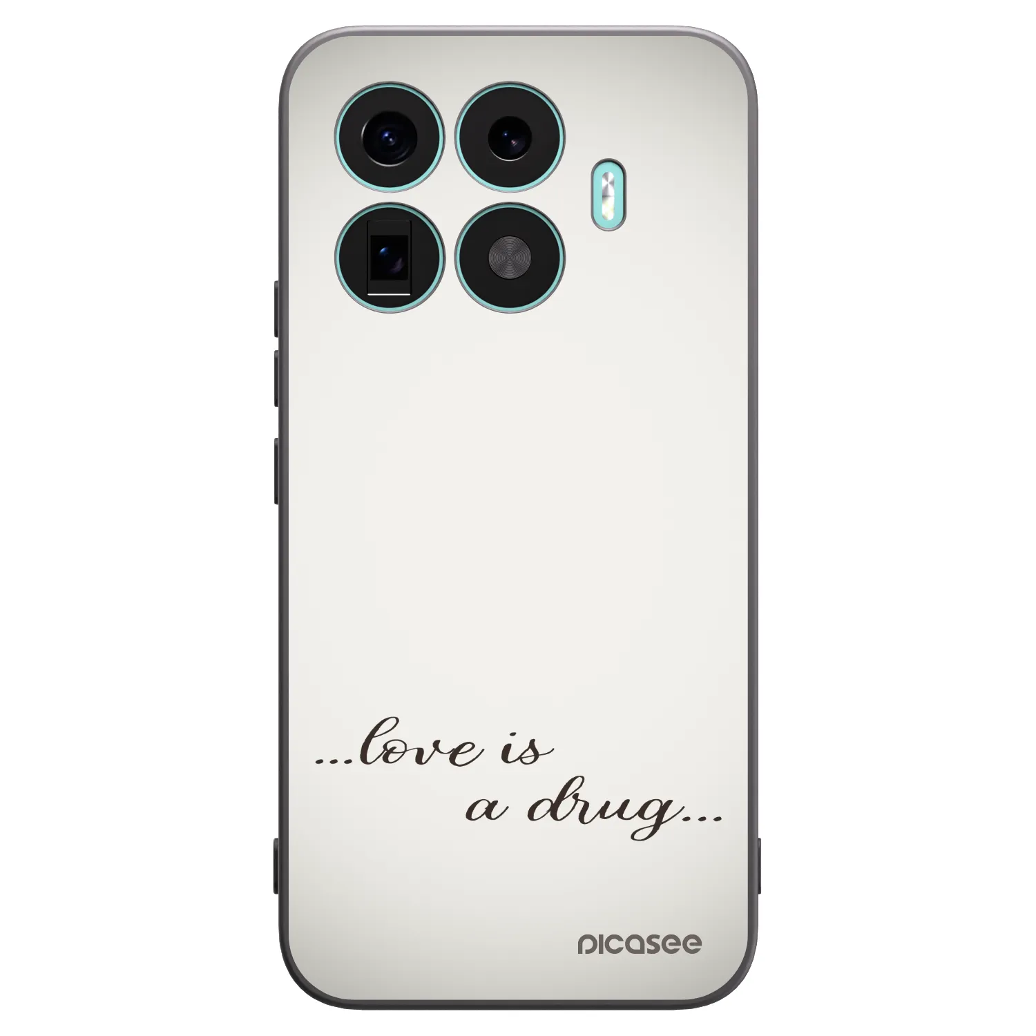 Picasee silikónový čierny obal pre Xiaomi 17T Pro - Love is a drug