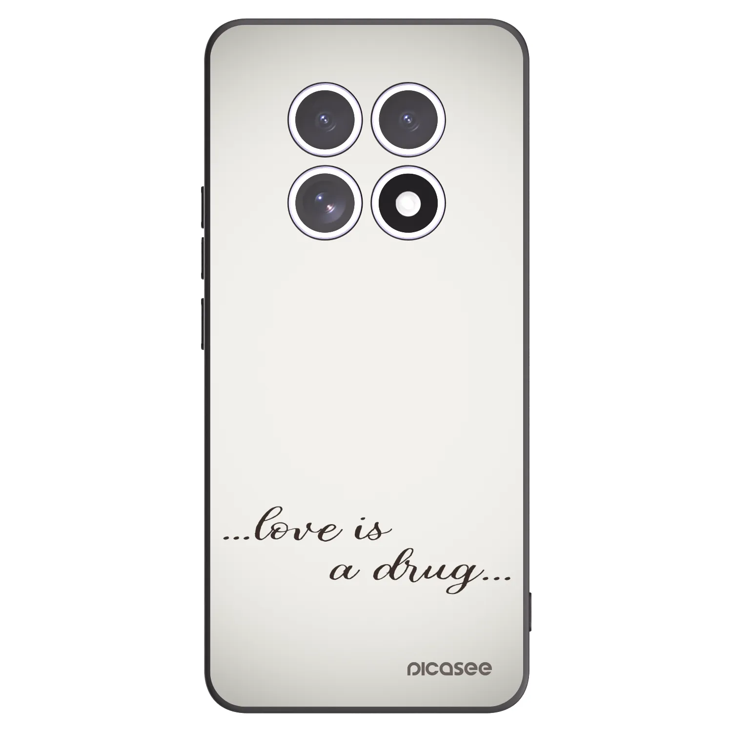 Picasee silikónový čierny obal pre Xiaomi Redmi Note 15 5G - Love is a drug