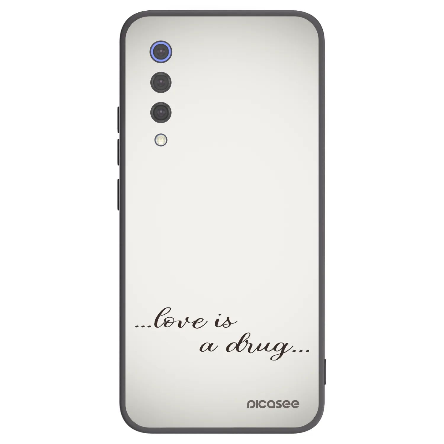 Picasee silikónový čierny obal pre Xiaomi Mi 9 SE - Love is a drug