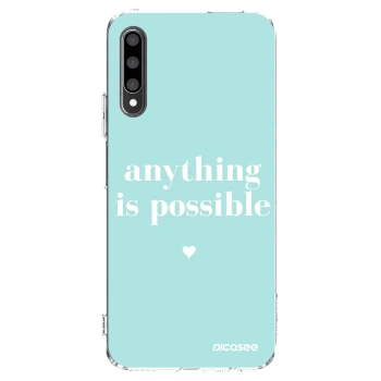 Picasee silikónový prehľadný obal pre Honor 9X Pro - Anything is possible