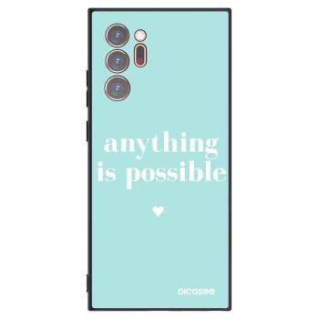 Picasee silikónový čierny obal pre Samsung Galaxy Note 20 Ultra - Anything is possible