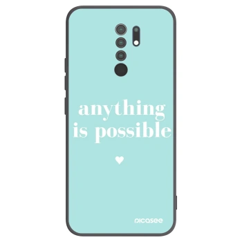 Picasee silikónový čierny obal pre Xiaomi Redmi 9 - Anything is possible