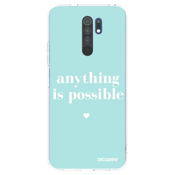 Picasee silikónový prehľadný obal pre Xiaomi Redmi 9 - Anything is possible