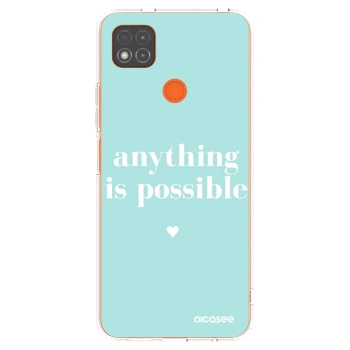 Picasee silikónový prehľadný obal pre Xiaomi Redmi 9C - Anything is possible