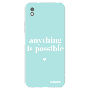 Picasee silikónový čierny obal pre Xiaomi Redmi 9A - Anything is possible