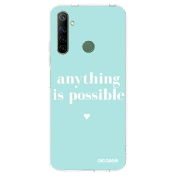 Picasee silikónový prehľadný obal pre Realme 6i - Anything is possible