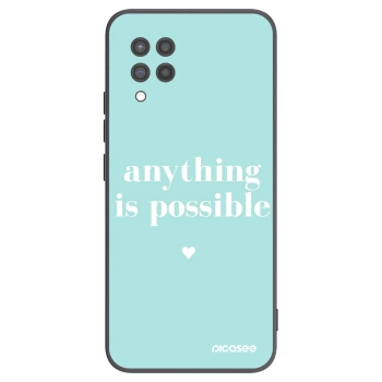 Picasee silikónový čierny obal pre Samsung Galaxy A42 A426B - Anything is possible