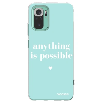 Picasee silikónový prehľadný obal pre Xiaomi Redmi Note 10 Pro - Anything is possible