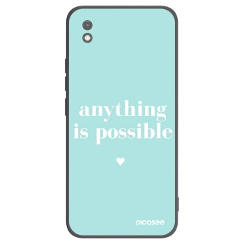 Picasee silikónový čierny obal pre Xiaomi Redmi 9AT - Anything is possible