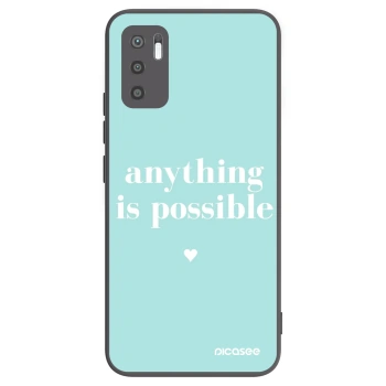 Picasee silikónový čierny obal pre Xiaomi Redmi Note 10 5G - Anything is possible
