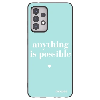 Picasee silikónový čierny obal pre Samsung Galaxy A52s 5G A528B - Anything is possible