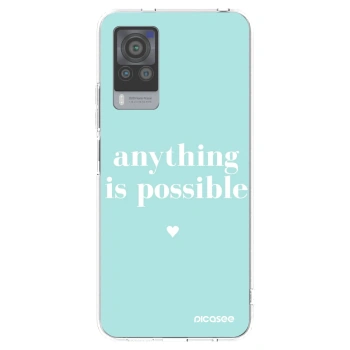 Picasee silikónový prehľadný obal pre Vivo X60 Pro 5G - Anything is possible