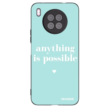 Picasee silikónový čierny obal pre Huawei Nova 8i - Anything is possible