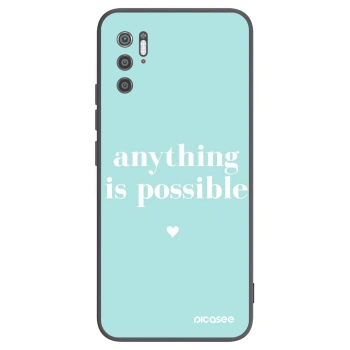 Picasee silikónový čierny obal pre Xiaomi Poco M3 Pro 5G - Anything is possible