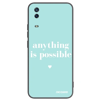 Picasee silikónový čierny obal pre Vivo Y11s - Anything is possible