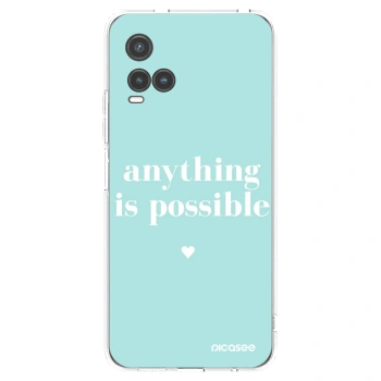 Picasee silikónový prehľadný obal pre Vivo Y33s - Anything is possible