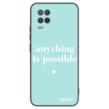 Picasee silikónový čierny obal pre Realme 8 5G - Anything is possible