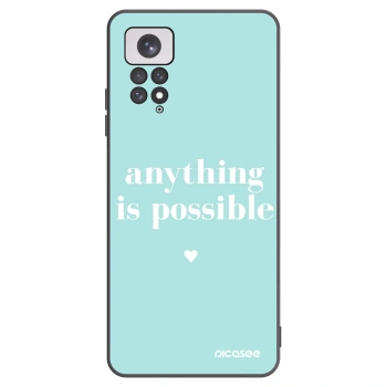 Picasee silikónový čierny obal pre Xiaomi Redmi Note 11 - Anything is possible