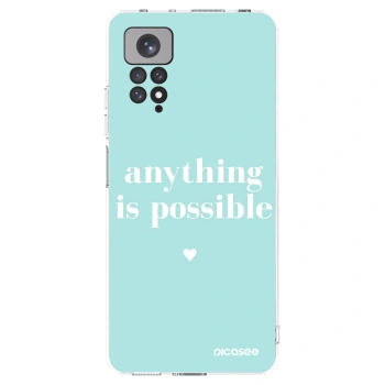 Picasee silikónový prehľadný obal pre Xiaomi Redmi Note 11S 4G - Anything is possible