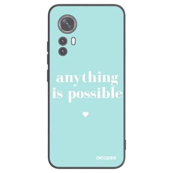 Picasee silikónový čierny obal pre Xiaomi 12 - Anything is possible