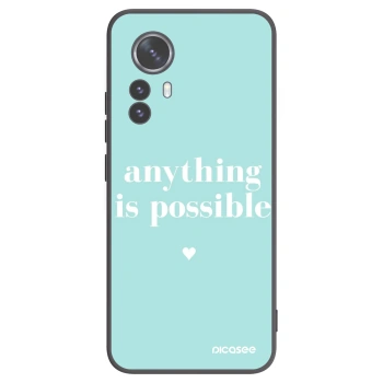 Picasee silikónový čierny obal pre Xiaomi 12 Pro - Anything is possible